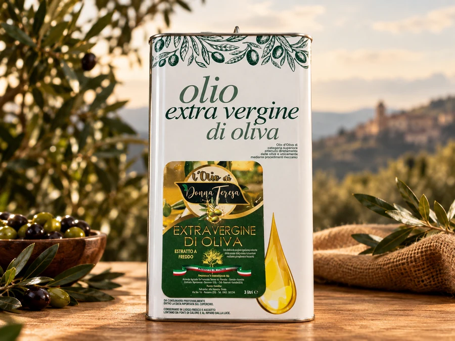 Olio in latta